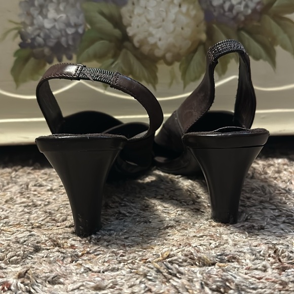A2 by Aerosoles, Brown  Heeled Sandals, Size 7.5 - Picture 2 of 6